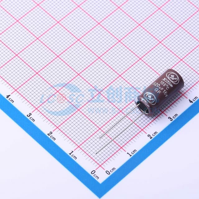 820uF ±20% 16V实物图