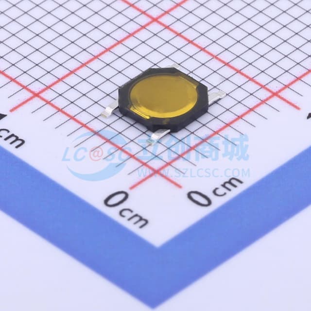 4.9*4.9*0.7mm 立贴 轻触开关实物图