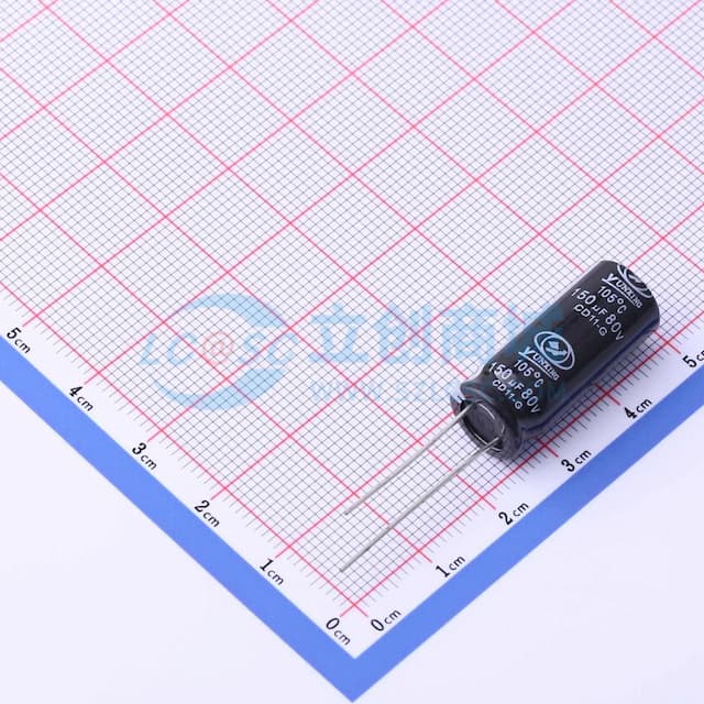 150uF ±20% 80V实物图