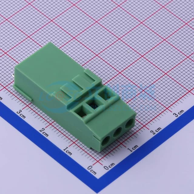5mm 1x3P 排数:1 每排P数:3 直插 【螺钉】实物图