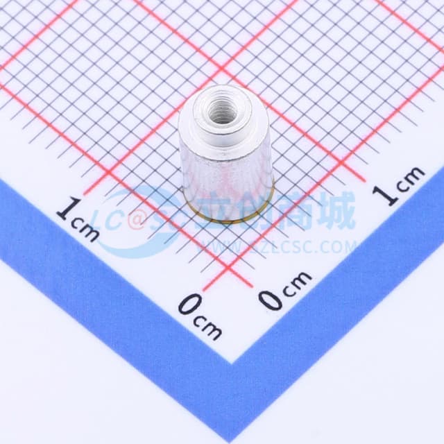 雄和远景，电路板表贴圆螺母柱，M2X7，铁镀锡,1个实物图