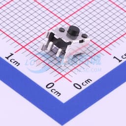 轻触开关4.5*4.5*3.8带支架侧按4.85*6.3*3.8四脚贴片按键250gf缩略图