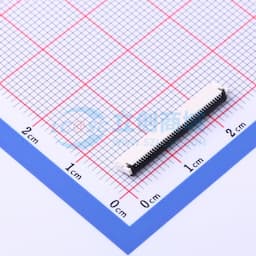 间距:0.5mm P数:40P 翻盖式 双侧触点/上下接缩略图