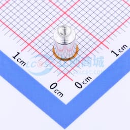 雄和远景，电路板表贴圆螺母柱，M2Xφ4.35X5.5+1.4，铁镀锡，编带装缩略图