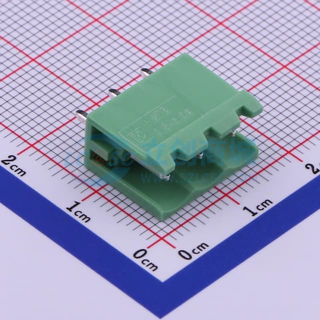 5.08mm 1x3P 排数:1 每排P数:3 【插拔】实物图