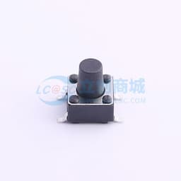 停产 轻触开关6*6*7.5mm贴片四脚SMD黑柄250gf缩略图