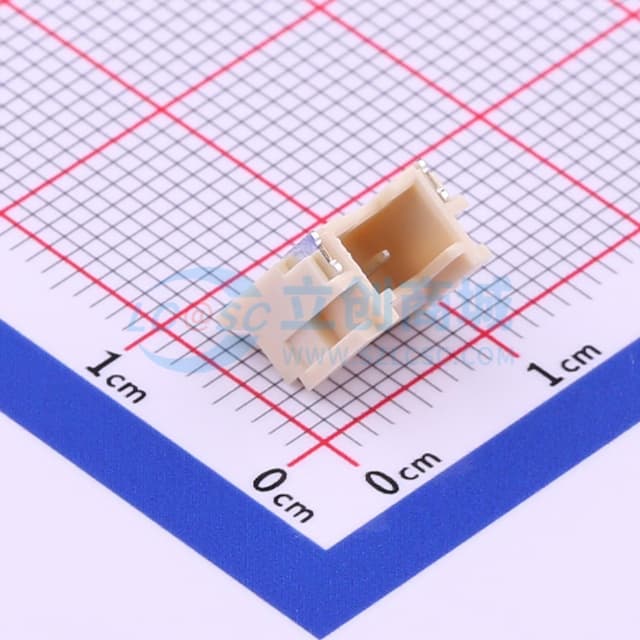 1x2P 间距:2mm 卧贴实物图
