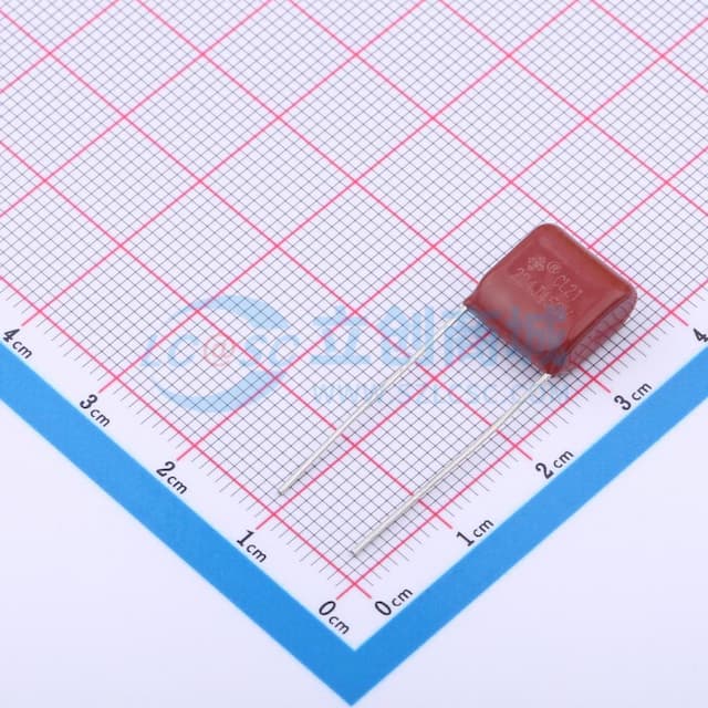 220nF ±5% 450V P=10 L=20 12/12/7 CL21实物图