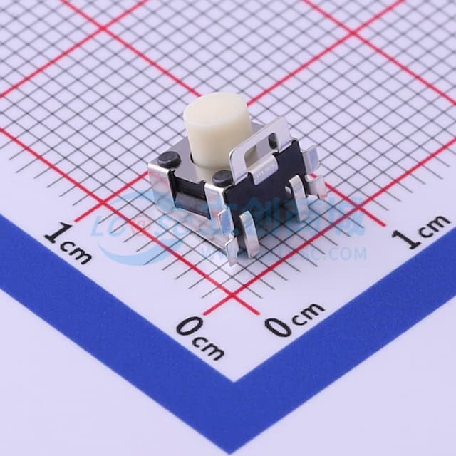 6*6*2.8mm 卧贴 轻触开关实物图