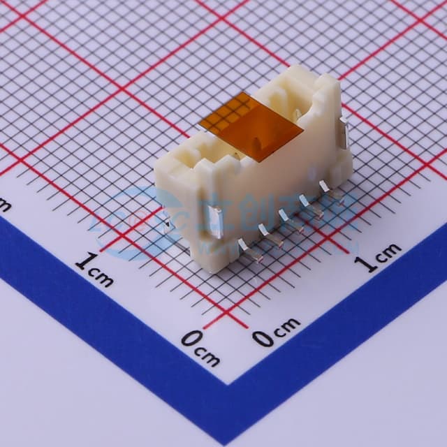 1x5P 间距:2mm 立贴 系列:PA实物图