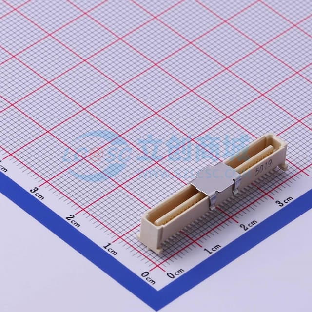 间距:1mm PIN:64P 立贴实物图
