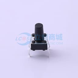 轻触开关6*6*9.5mm插件四脚DIP圆柄黑柄250gf 【轻触】缩略图