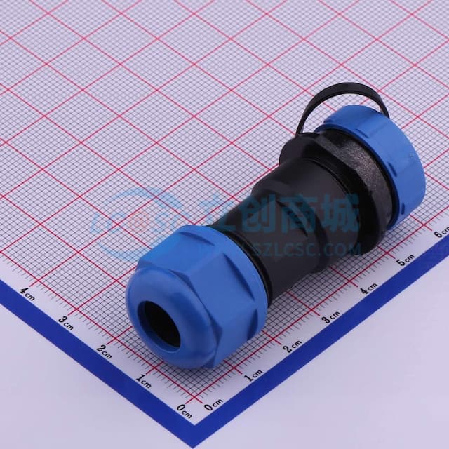 电缆对接插座JH1711S-3实物图