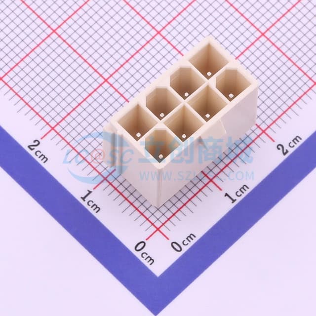 2x4P 间距:4.2mm 直插 【插件】实物图