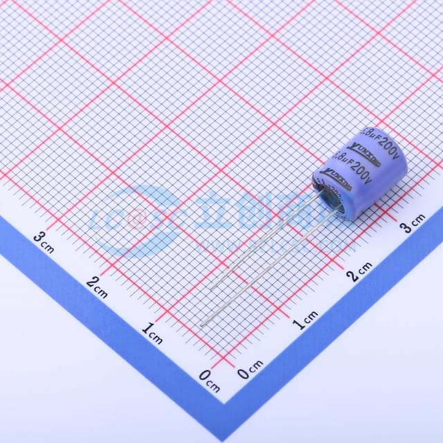 6.8uF ±20% 200V实物图