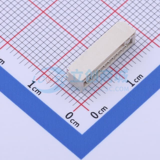 GH1.25-10P卧贴编带实物图