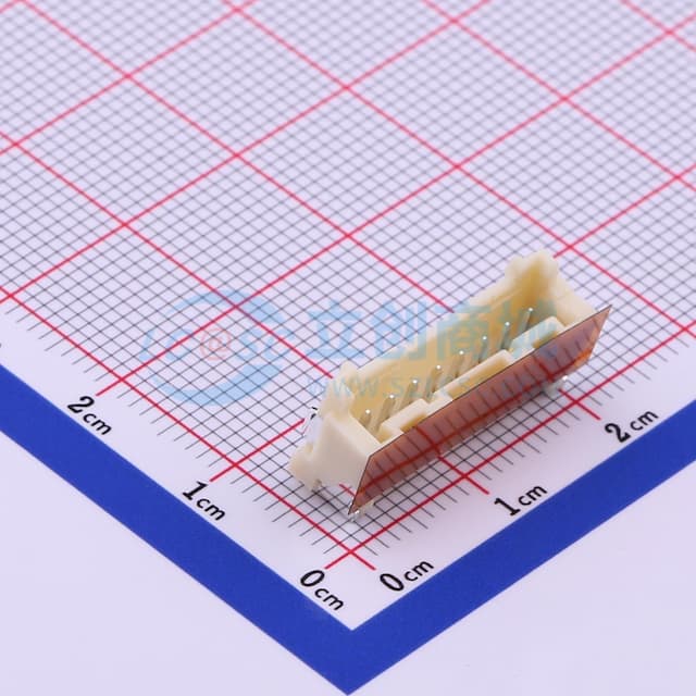 1x8P 间距:2mm 卧贴 系列:PA实物图