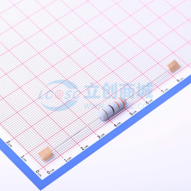 金属氧化膜电阻 330Ω ±5% 2W实物图