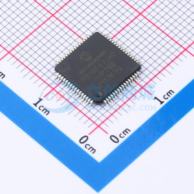 64/80/100引脚，带以太网功能的高性能1 Mbit闪存微控制器实物图