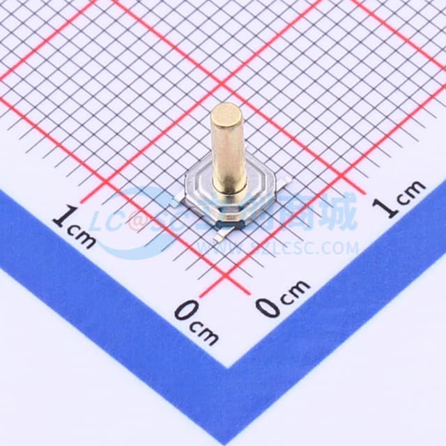 5.2*5.2*8mm 立贴 轻触开关实物图