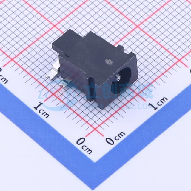 DC电源插座 内径:1.65mm 外径:5.2mm实物图