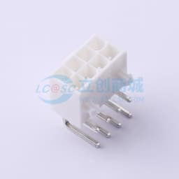 白色 2x4P 间距:4.2mm 弯插【插件】缩略图