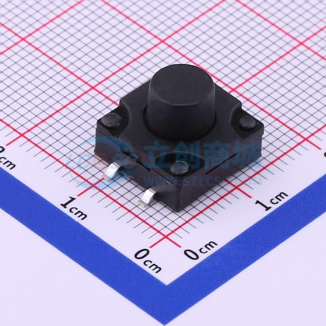 12*12*9.5mm 立贴 轻触开关实物图
