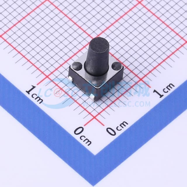 6*6*9mm 立贴 轻触开关实物图