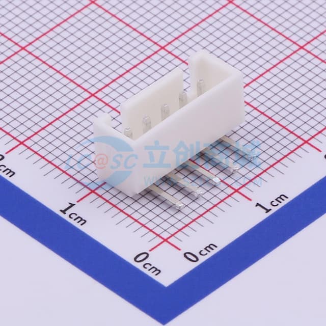 1x5P 间距:2.5mm 弯插 【插件】实物图