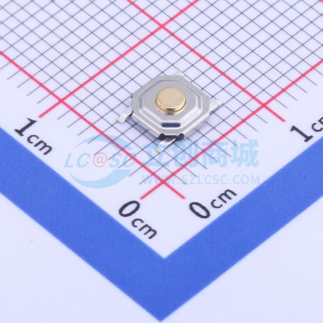 5.2*5.2*1.6mm 立贴 轻触开关实物图