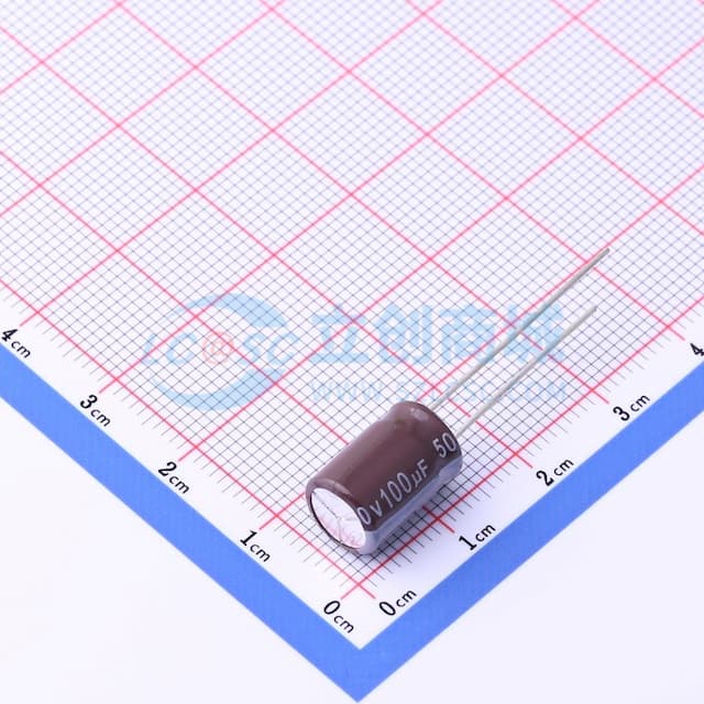 100uF ±20% 50V实物图