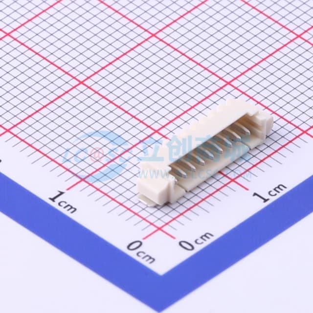 1x9P 间距:1.25mm 卧贴 系列:PicoBlade(MX 1.25)实物图