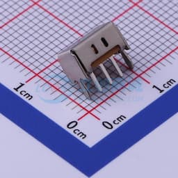 2档侧拨可过回流焊手感极佳抗腐蚀24小时柄高2MM拨动开关SK-12D07-L2-B 【拨动】缩略图