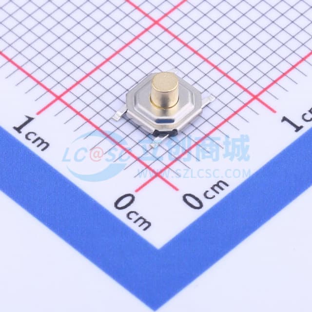5.2*5.2*3mm 立贴 轻触开关实物图