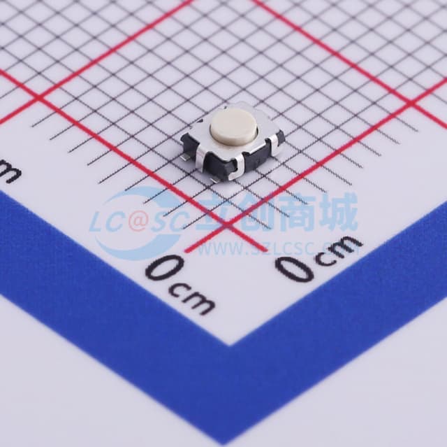 3*2.7*1.4mm 立贴 轻触开关实物图