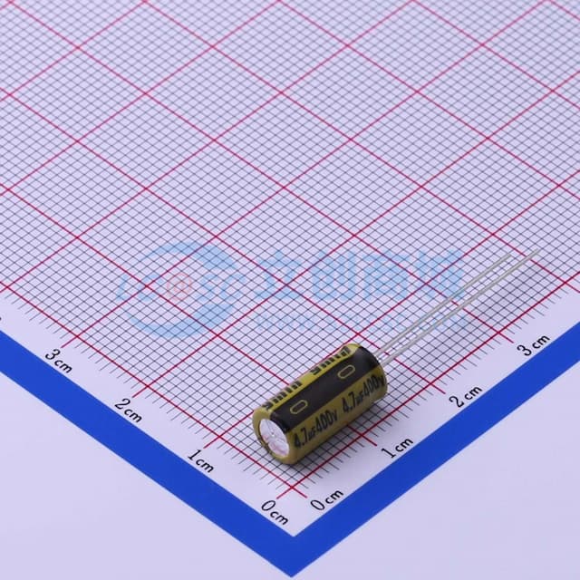 4.7uF ±20% 400V 【引线】实物图