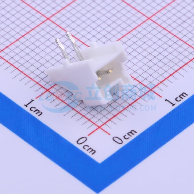 1x2P 间距:2mm 弯插 系列:PA 【插件】实物图