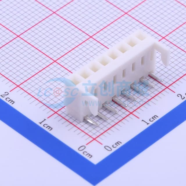 1x8P 间距:2.54mm 直插 【插件】实物图