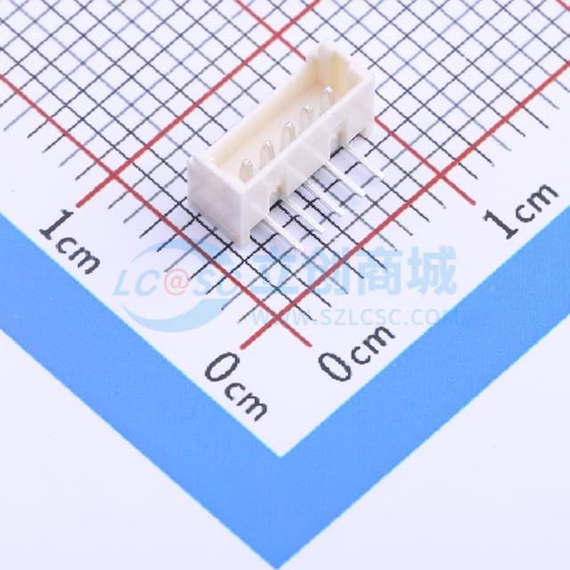 1x5P 间距:1.25mm 弯插 系列:PicoBlade(MX 1.25) 【插件】实物图