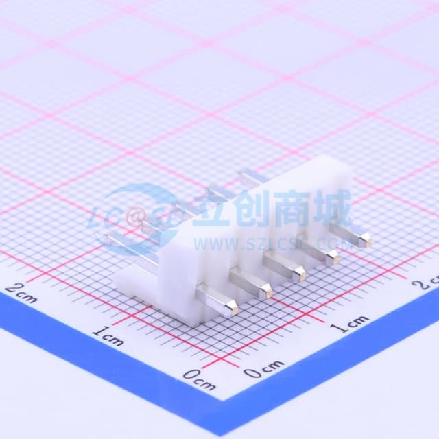 1x5P 间距:3.96mm 直插 系列:VH 【插件】实物图
