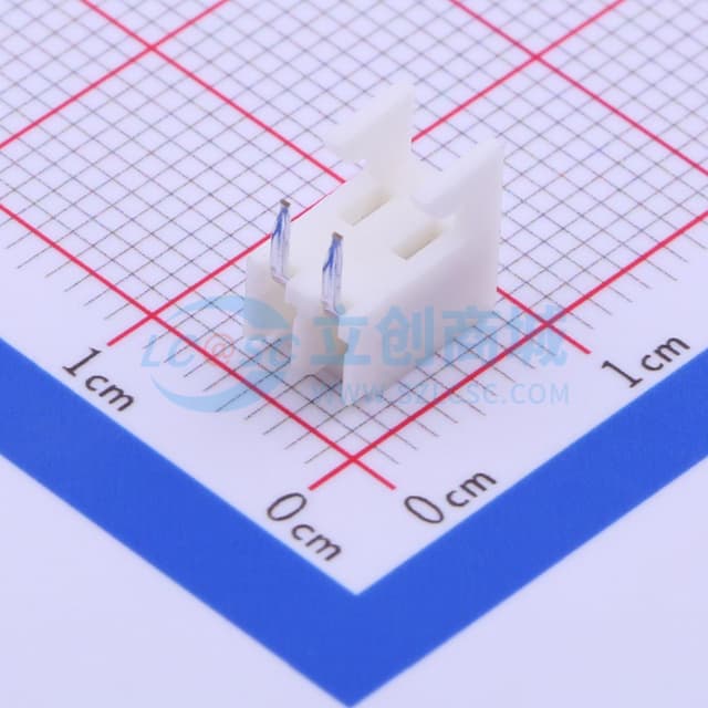 1x2P 间距:2.54mm 直插 【插件】实物图