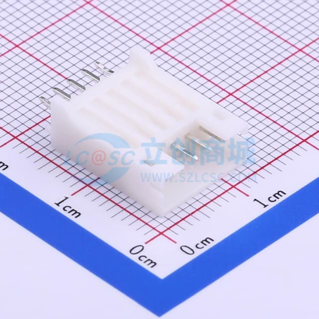 1x5P 间距:2mm 直插 系列:PH 【插件】实物图