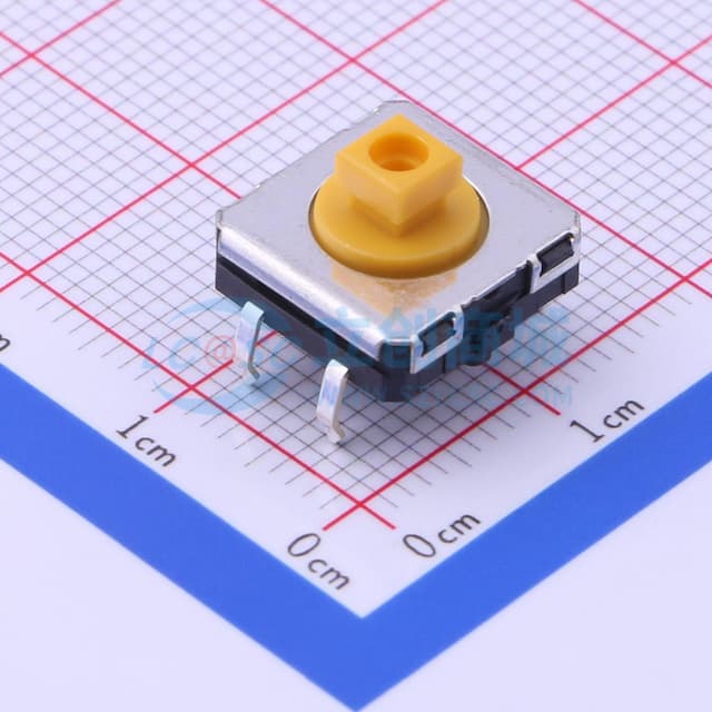 12*12*7.3mm 直插 轻触开关 【轻触】实物图