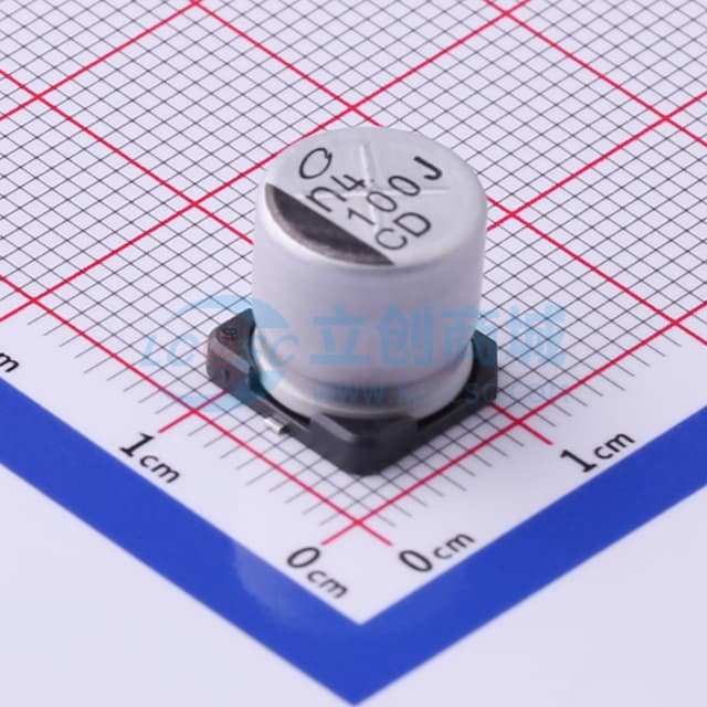 100uF ±20% 63V实物图