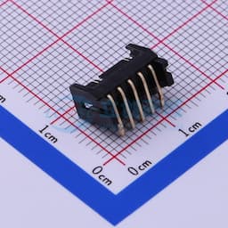 黑色 1x5P 间距:2mm 弯插【插件】缩略图