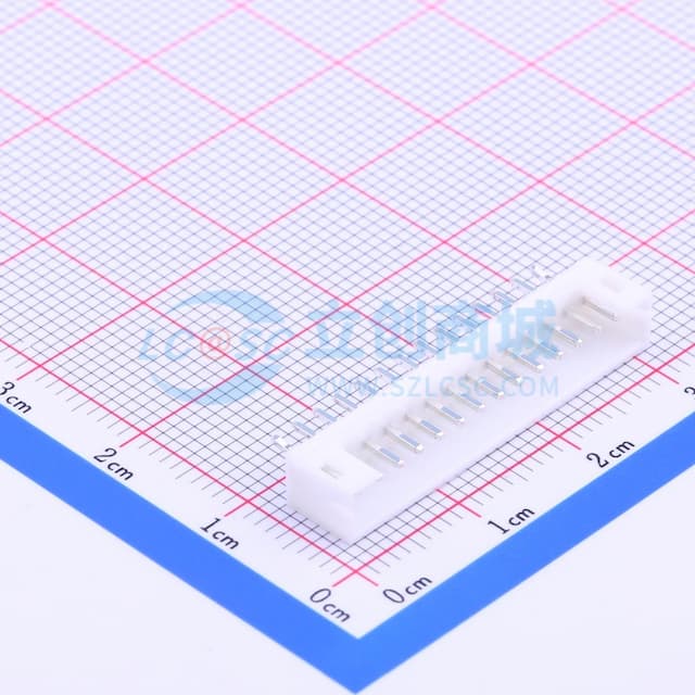1x14P 间距:2mm 直插 系列:PH 【插件】实物图