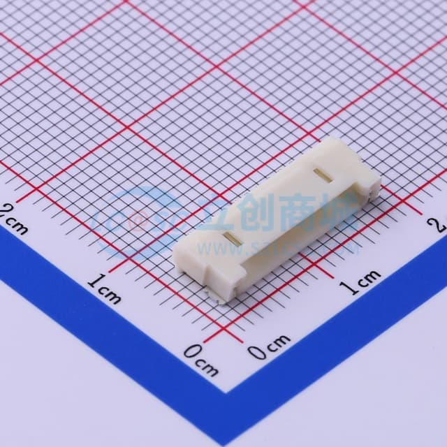 1x10P 间距:1.25mm 卧贴实物图
