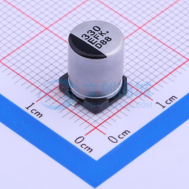 330uF ±20% 25V实物图