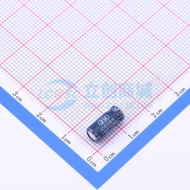100uF ±20% 16V 【插件】实物图