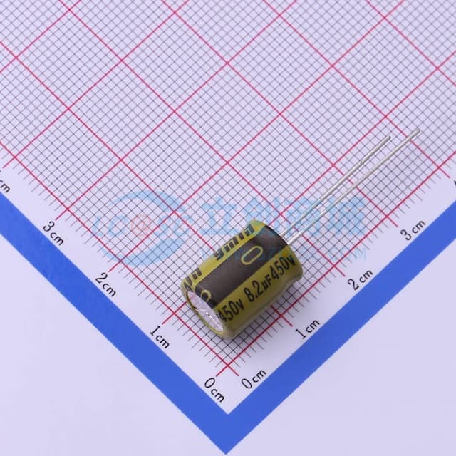 8.2uF ±20% 450V 【引线】实物图